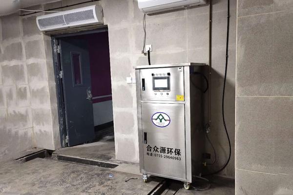 垃圾房除臭设备安装图-深圳市合众源环保技术