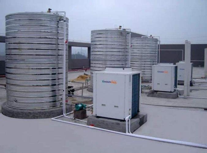 工程的商业空气能环保独立供暖热水制冷烘干设备价格,图片